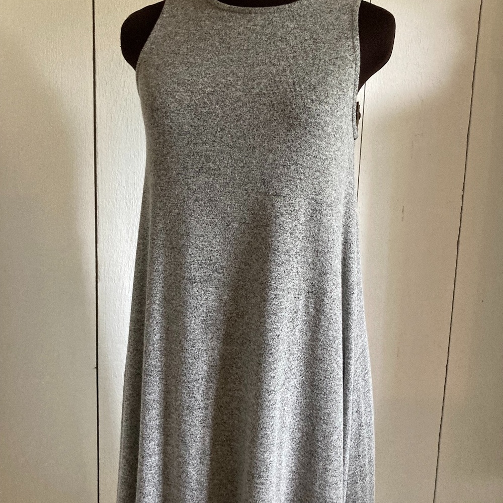 Kenneth Cole Gray Knit Sleeveless Swing Dress Size XSmall NWT